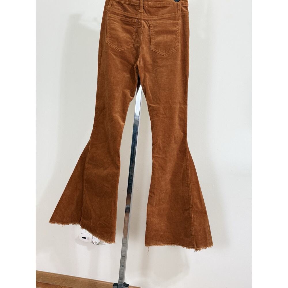 Corduroy Bootcut Flare Pants in Rust - Picture 9 of 16